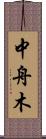 中舟木 Scroll