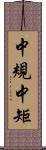 中規中矩 Scroll