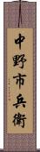 中野市兵衛 Scroll