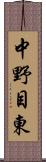 中野目東 Scroll