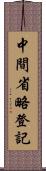 中間省略登記 Scroll