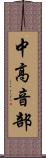 中高音部 Scroll
