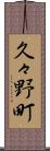 久々野町 Scroll
