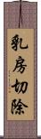乳房切除 Scroll