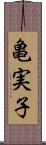 亀実子 Scroll