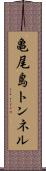 亀尾島トンネル Scroll