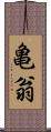 亀翁 Scroll