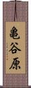 亀谷原 Scroll
