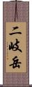 二岐岳 Scroll