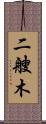二艘木 Scroll