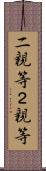 二親等 Scroll