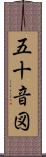 五十音図 Scroll