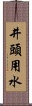 井頭用水 Scroll