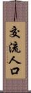 交流人口 Scroll