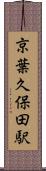 京葉久保田駅 Scroll