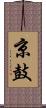 京鼓 Scroll