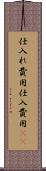 仕入れ費用 Scroll