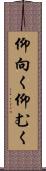 仰向く Scroll