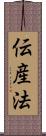 伝産法 Scroll
