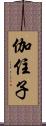 伽住子 Scroll