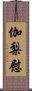 伽梨慰 Scroll