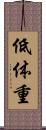 低体重 Scroll