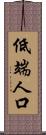 低端人口 Scroll