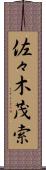 佐々木茂索 Scroll
