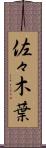 佐々木葉 Scroll