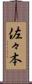 佐々本 Scroll