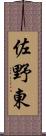 佐野東 Scroll