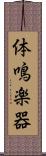 体鳴楽器 Scroll