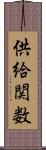 供給関数 Scroll