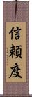 信頼度 Scroll