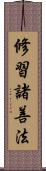 修習諸善法 Scroll