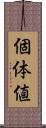 個体値 Scroll