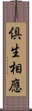 倶生相應 Scroll