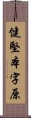 健堅本字原 Scroll