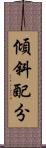 傾斜配分 Scroll
