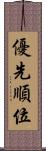 優先順位 Scroll