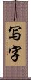 写字 Scroll