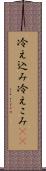 冷え込み Scroll