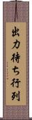 出力待ち行列 Scroll