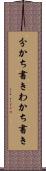 分かち書き Scroll