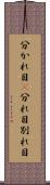 分かれ目(P) Scroll