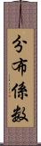 分布係数 Scroll