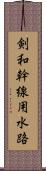 剣和幹線用水路 Scroll