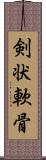 剣状軟骨 Scroll