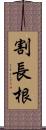 割長根 Scroll