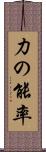 力の能率 Scroll